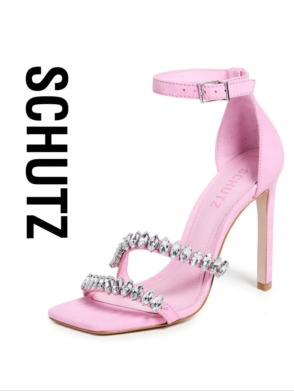 SCHUTZ Linsey Club Rose Size 7 Pink